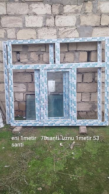 asma tavan hamam: PVC pəncərə çərçivələri – AVEO profilli - Material: PVC (AVEO — 2