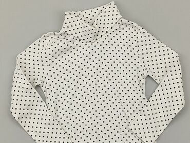 biała bluzka z fredzlami: Golf, Lupilu, 3-4 lat, 98-104 cm, stan - Bardzo dobry
