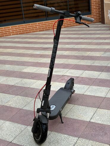 Elektrikli samokatlar: Elektrik skuter – “PRO” seriyası - Rəng: qara - Geniş, teksturalı — 8