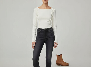 hm szary sweter: H&M, Bluzka damska, rozmiar 2XS