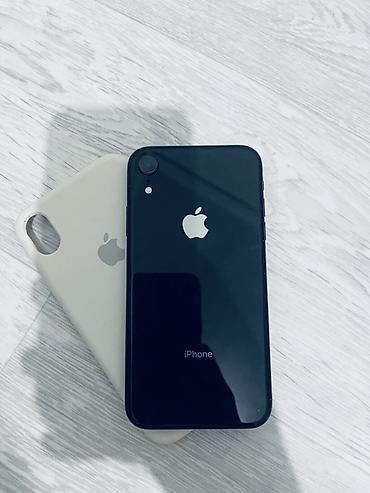 Apple iPhone: IPhone Xr, Б/у, 128 ГБ, Black Titanium, Защитное стекло, Чехол, 100 % — 1