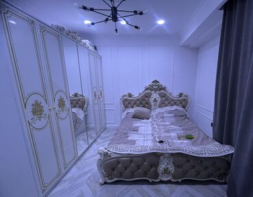 реплика итальянской мебели из китая: Спальный гарнитур, Новый, Двуспальная кровать, Белоруссия, Дерево, Платная доставка, Самовывоз, цвет - Бежевый