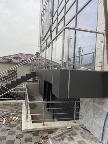 Обшивка лестниц: Перила перила перила из нержавеющей стали качественно гарантия at lalafo.kg — 3 Обшивка лестниц: Перила перила перила из нержавеющей стали качественно гарантия — 3