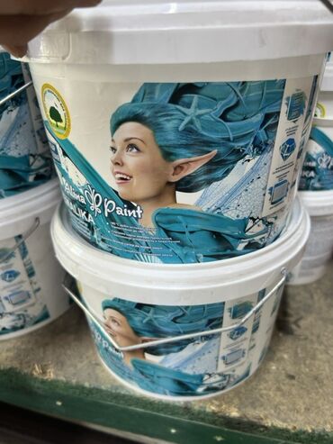 купить моющиеся обои: Ведро краски Palina Paint, предназначенное для различных малярных