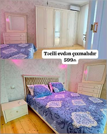 Yataq dəsti satılır 599₼. Matrası var.Ünvan binə qəs. 6609. Fatimə99 — 1