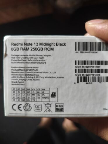редми мини: Redmi, Redmi Note 13, Б/у, 256 ГБ, цвет - Черный, 2 SIM