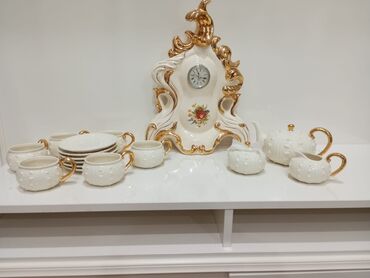 ütü masaları: Çay dəsti, rəng - Ağ