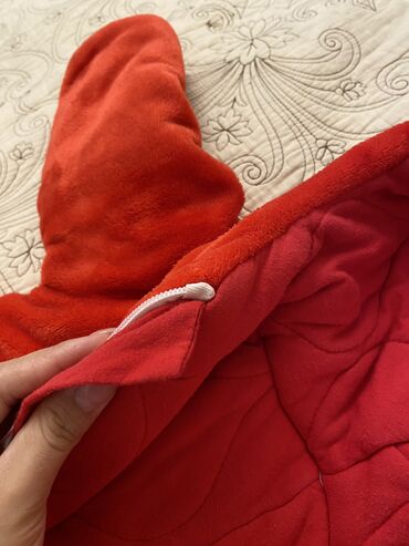 Боди: Боди, цвет - Красный, Б/у — 4