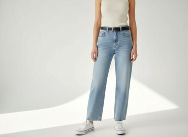sinsay jeansy z wysokim stanem: Jeansy damskie, rozmiar XS