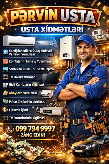 boya işi: Pərvin Usta – peşəkar usta xidmətləri Göstərilən işlər: - — 4