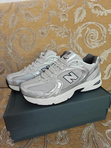 tech flees: Мужские кроссовки, 42, New Balance, Новый, цвет - Серебристый, Самовывоз — 1