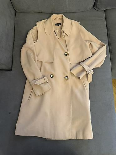 тимберленд баку: Плащ, Topshop, XS, цвет - Бежевый — 1