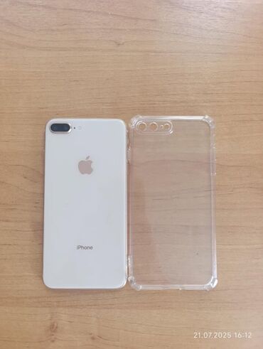 за сколько можно продать айфон 8 бу: IPhone 8 Plus, Б/у, 64 ГБ, Matte Gold, Чехол, 84 %