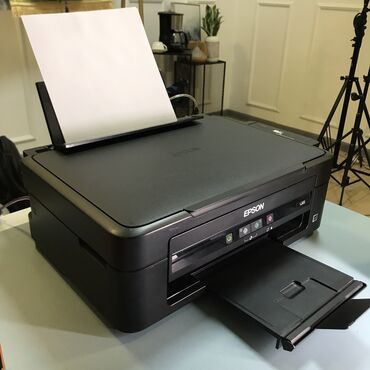 Принтеры: МФУ Epson L222 (цветной струйный принтер, ксерокопия, сканер) в