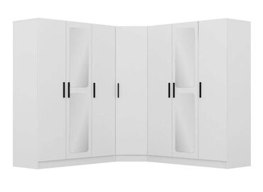 Sifarişlə dolablar: Künc dolab, Dəhliz üçün, Yataq otağı üçün, Şifonyer, Açılan, Korpuslu, 5 qapı — 5