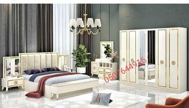 Yataq otağı dəstləri: İkinəfərlik çarpayı, Termo, Dolab, 2 tumba, Azərbaycan, Yeni — 8