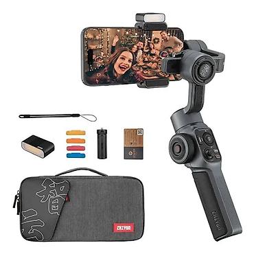 macbook canta: Zhiyun Smooth 5 Combo – 3 oxlu mobil gimbal, 300LM LED işıqla Mobil — 1