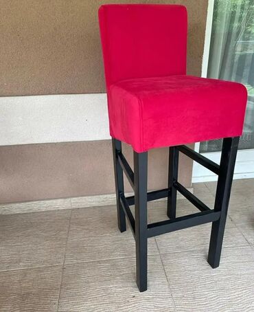 Stolice: Barske stolice sa naslonom – tapacirane, udobne i stabilne - Dizajn — 7