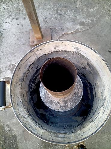 Samovarlar: Klassik metal samovar - Material: qalın divarlı mis/pirinç korpus — 5