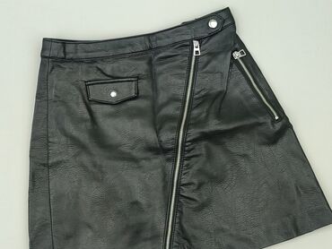 czarne rozkloszowane spódnice midi: H&M Divided, Spódnica damska, rozmiar XS