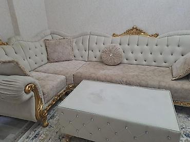 döş döşəkcələri: İşlənmiş, Künc divan, Qonaq otağı üçün, Açılmayan — 1