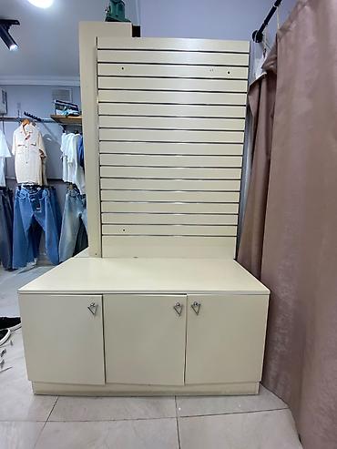 stend vitrin: Mağaza vitrini və saxlama modulu dəsti - Material: laminat/MDF tipli — 3