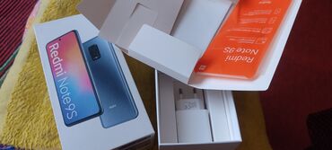telefonlar sade: Xiaomi Redmi Note 9S, 64 GB, rəng - Göy, 
 Sensor, Barmaq izi, İki sim kartlı