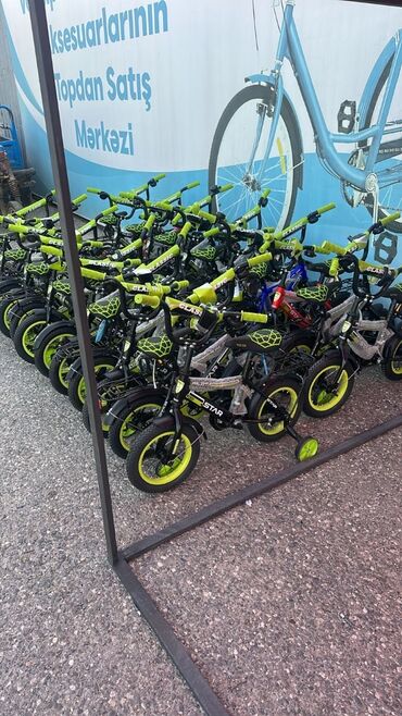 Uşaq velosipedləri: Yeni İki təkərli Uşaq velosipedi 12", sürətlərin sayı: 1, Ünvandan götürmə — 18