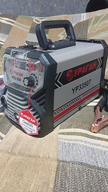 Инверторный сварочный аппарат Ураган MIG‑350 (YP33507) Тип lalafo.kg да Инверторный сварочный аппарат Ураган MIG‑350 (YP33507) Тип