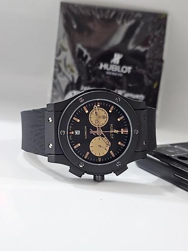Aksesuarlar: Yeni, Qol saatı, Hublot, rəng - Qara — 2