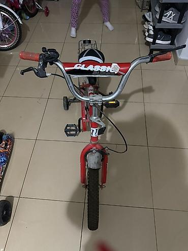 mini moto kros: Uşaq velosipedi – “Classic Super” (qırmızı) Xüsusiyyətlər: - Təkər — 4