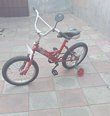 start velosiped 29: Uşaq velosipedi – qırmızı rəng - Çərçivə: metal, aşağı enişli uşaq — 2