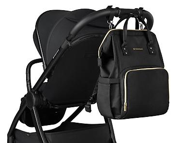 Rančevi, torbe i koferi: KikkaBoo Torba za mame Siena premium black/gold Šifra proizvoda: KKB2 — 11