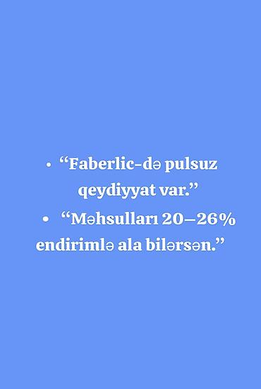 Digər mebel: Faberlic de pulsuz qeydiyyat — 1