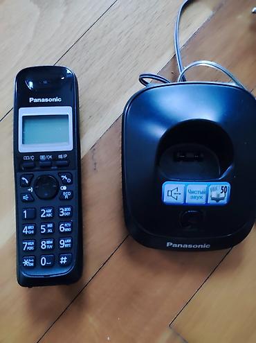 simsiz mikrofon: Stasionar telefon Panasonic, Simsiz, İşlənmiş, Ünvandan götürmə — 1