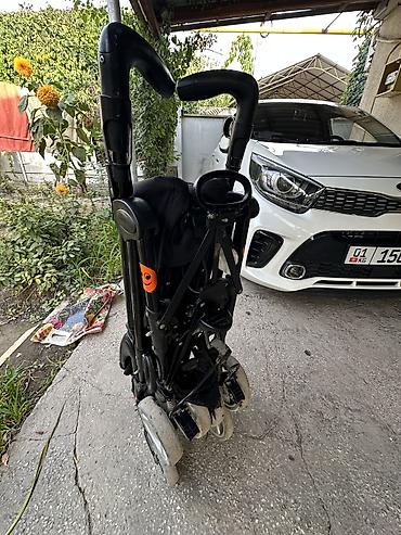 Коляски: Коляска, цвет - Черный, Б/у — 9