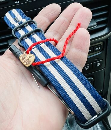 красный браслет: Ремешок нейлоновый для наручных часов, спортивный армейский браслет в