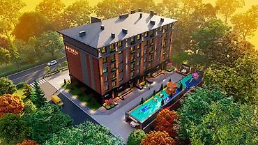квартиры в клубных домах: 1 комната, 54 м², Элитка, 6 этаж, ПСО (под самоотделку) — 1