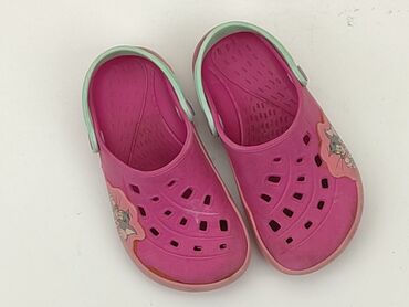 różowe sandały na koturnie: Slippers Lupilu, 29, Used