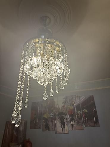 spot isiq: Çılçıraq, 2 lampa, Xrustal — 3