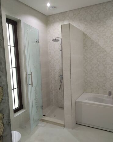 Duş kabinaları, arakəsmələr: Yeni Üstü açıq kabina, Künc üçün, Pulsuz çatdırılma — 22