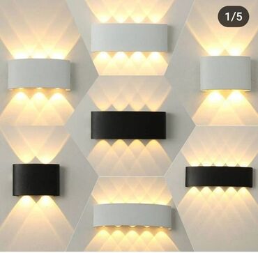 Bra, divar lampaları: Məhsul: LED divar bra/apliklər - Dizayn: Minimalist modern formalar – — 1