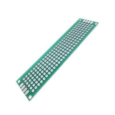 запчасти: İki Üzlü Deşikli Plata – Pertinaks 2x8 sm - Ölçü: 2 x 8 sm - — 4