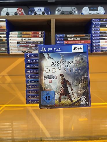Video oyunlar və konsollar: Assasins Creed Odyssey-PS4 diski Oyun diski tam işlək vəziyyətdədir — 1