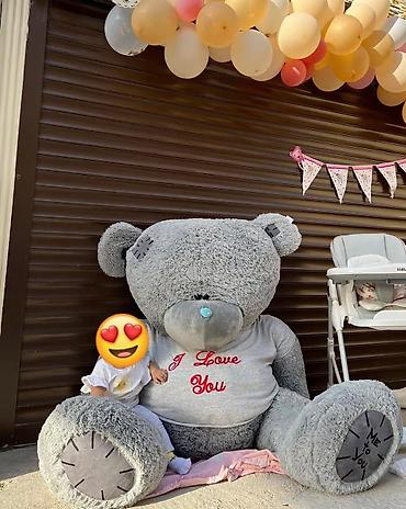 mutfaq oyuncaqları: 🧸🤎 2 METRLİK TEDDY MİŞKA 🤎🧸 Sevdiyiniz insanı adi hədiyyə ilə yox — 1