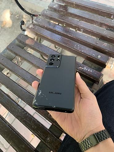 Уюлдук телефондор жана аксессуарлар: Samsung Galaxy S21 Ultra, Колдонулган, 256 ГБ, түсү - Кара, 2 SIM — 2