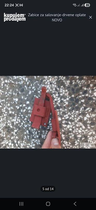 Stege: Žabice za šalovanje – držači za drvene oplate Zabice za salovanje — 4