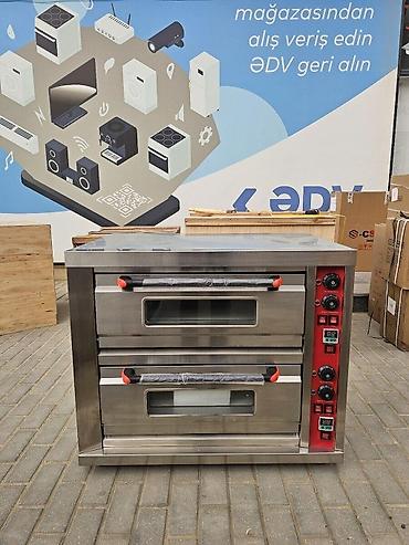 Elektrik sobalar: Pizza sobası Professioanal pizza peçi İçi daşlı model 1 mərtəbəli — 12