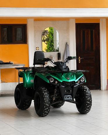 led isiqlar: ATV/kvadrosikl – yaşıl rəng, güclü off-road təkərlər və iki rəfli — 1