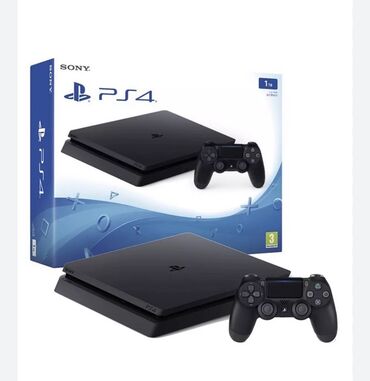 плейстешн 4: Игровая консоль Sony PlayStation 4 (Jet Black) - Модель: PS4 Slim/PS4